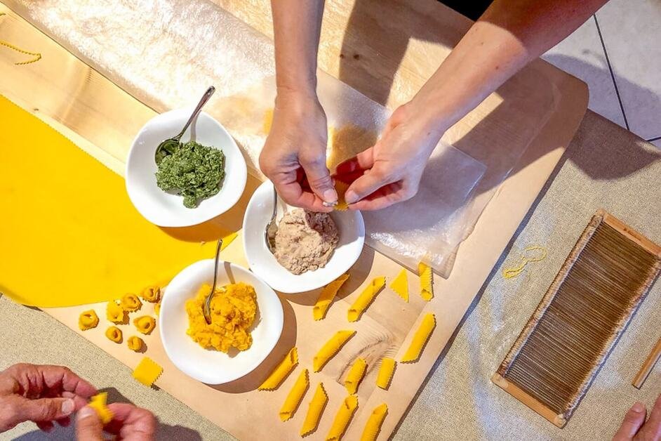 Hands-on pasta making class in Bologna Italy