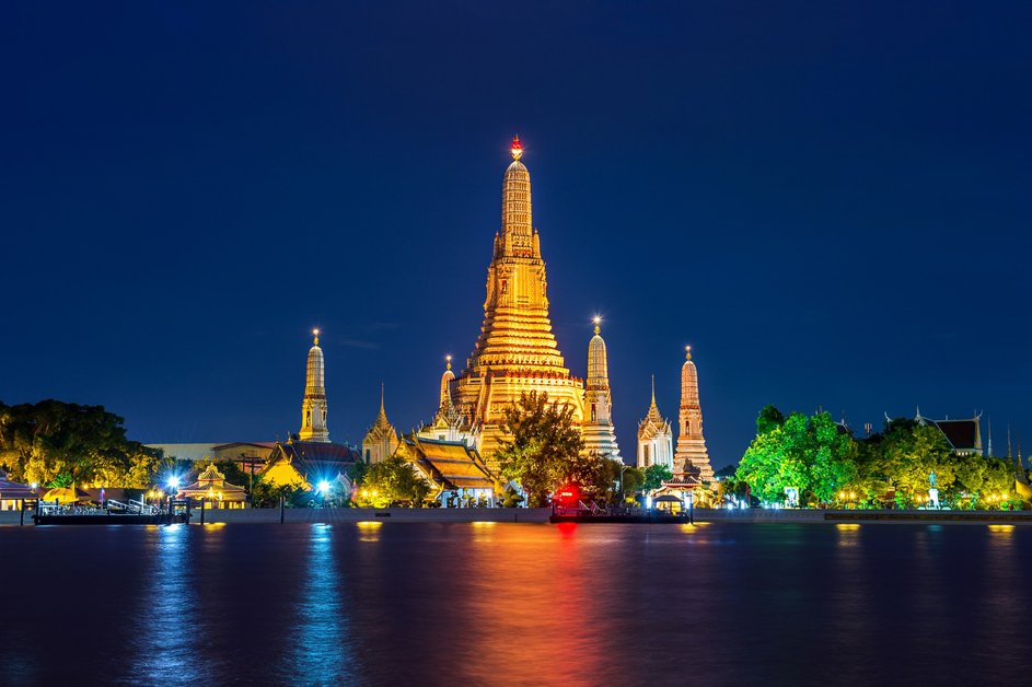 Explore Bangkok city showing temples streets and skyline in Thailand
