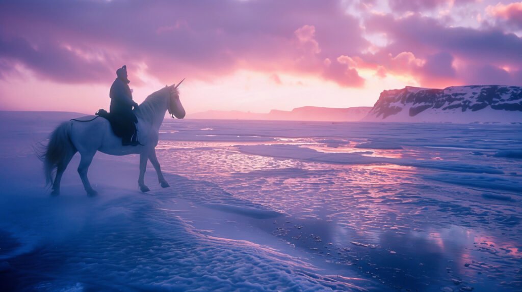 Northern Lights over Whitehorse Yukon Canada in winter
