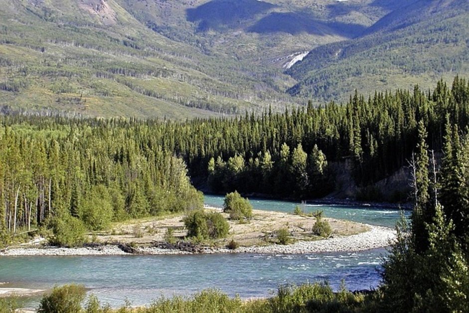 Gold panning experience in Yukon Canada during historic gold rush
