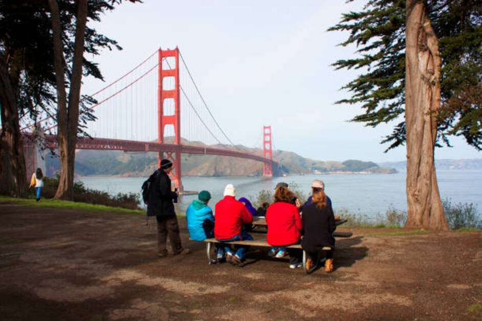Picnic in Golden Gate Park San Francisco