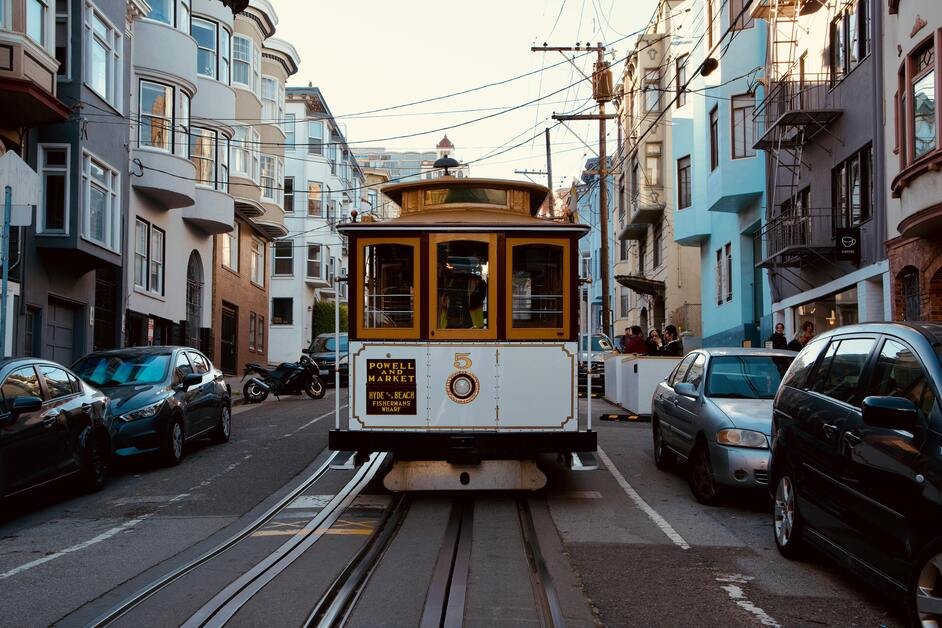 Ride a San Francisco cable car on city streets