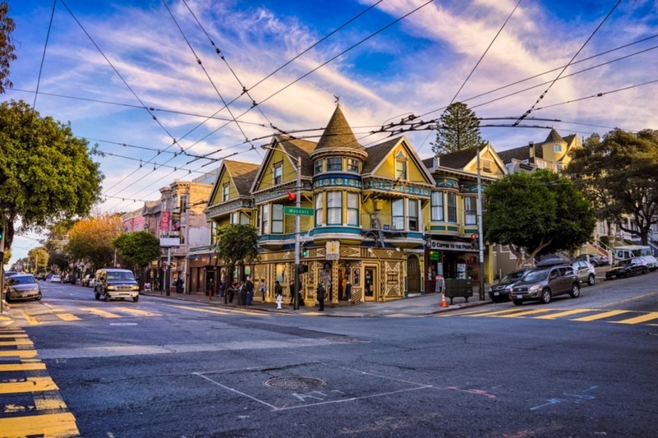 Haight Ashbury street in San Francisco