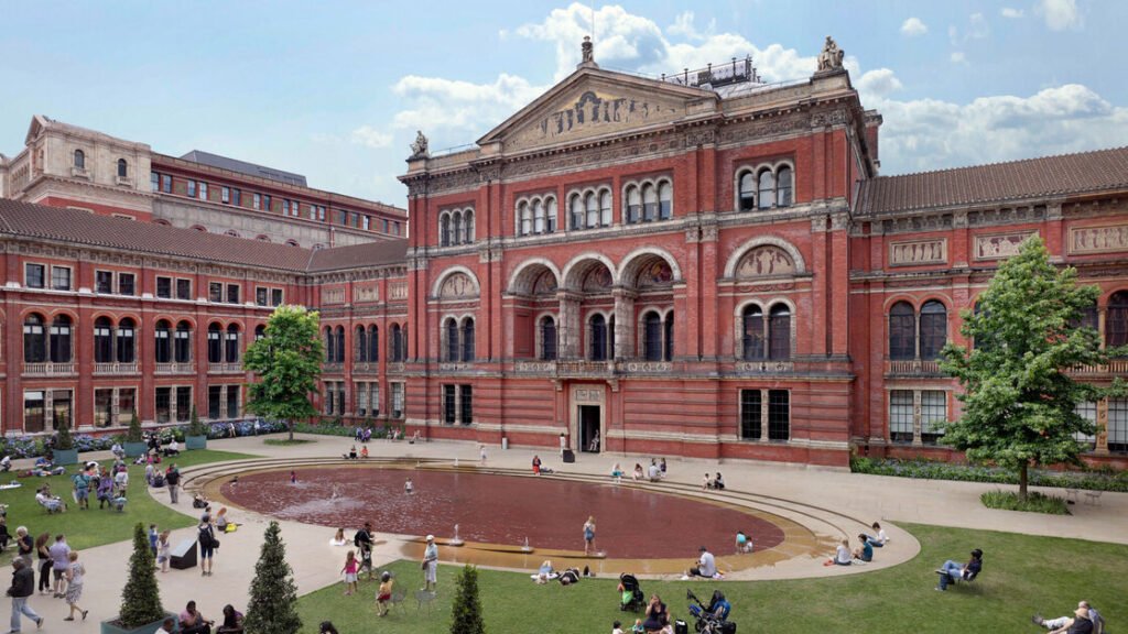 Victoria and Albert Museum entrance in London