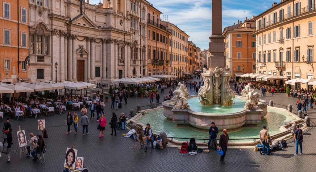 • Authentic Roman street food in Rome, Italy